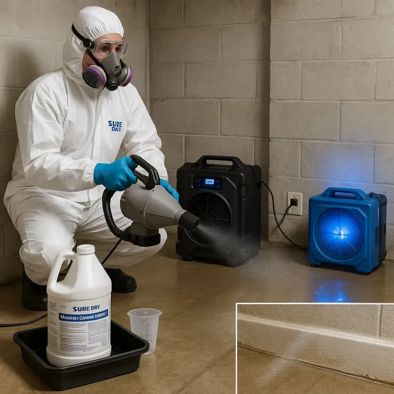 Sanitization and Odor Removal process in Dryden, VA